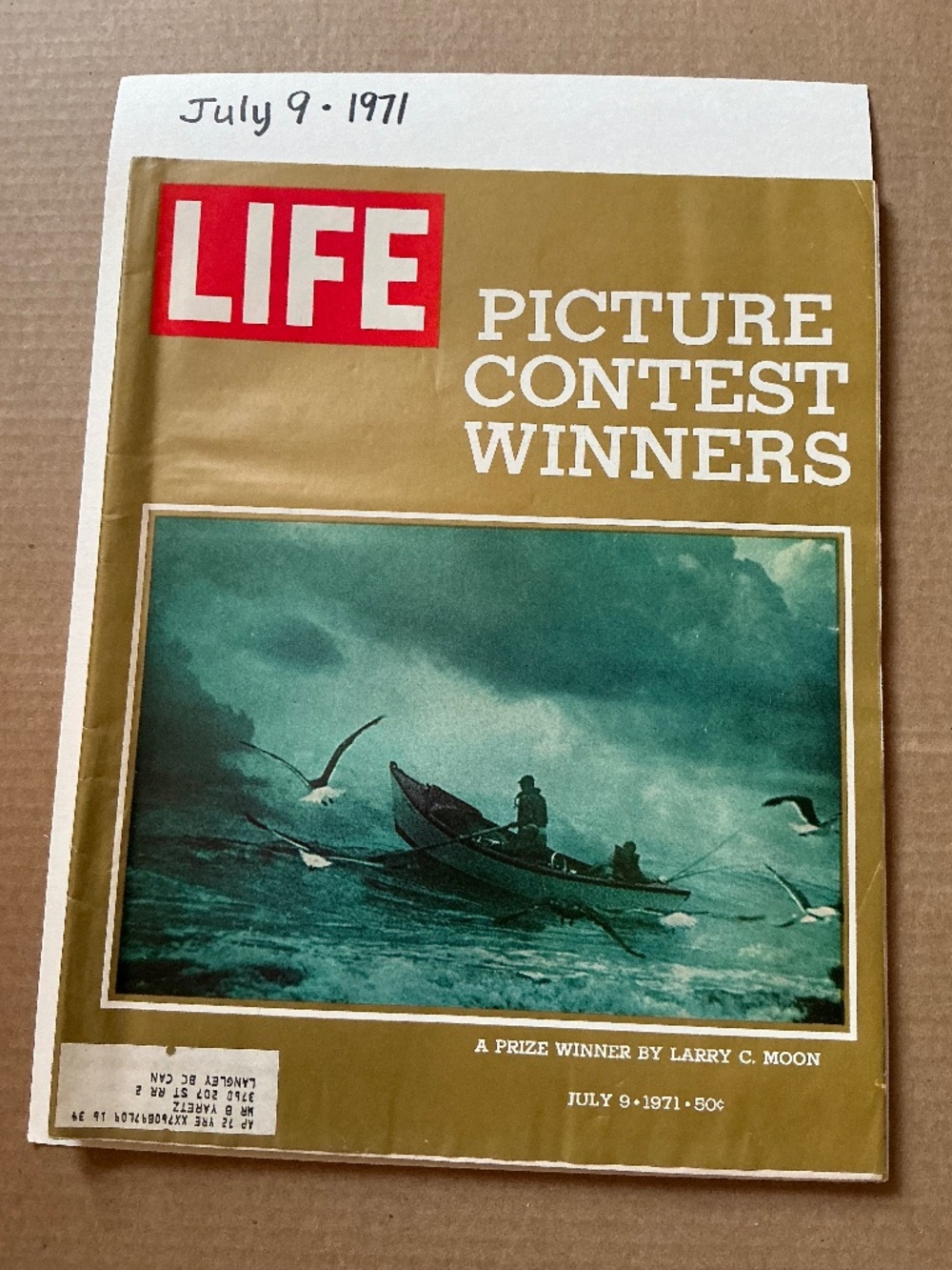 Vintage Life Magazine July 9, 1971 Picture Contest Winners Cover Vitamin C Mania